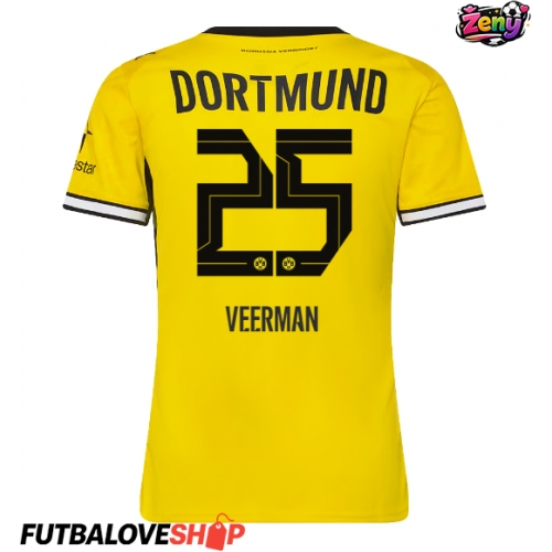 Dres Borussia Dortmund Joey Veerman #25 Domáci pre Ženy 2026-27 Krátky Rukáv